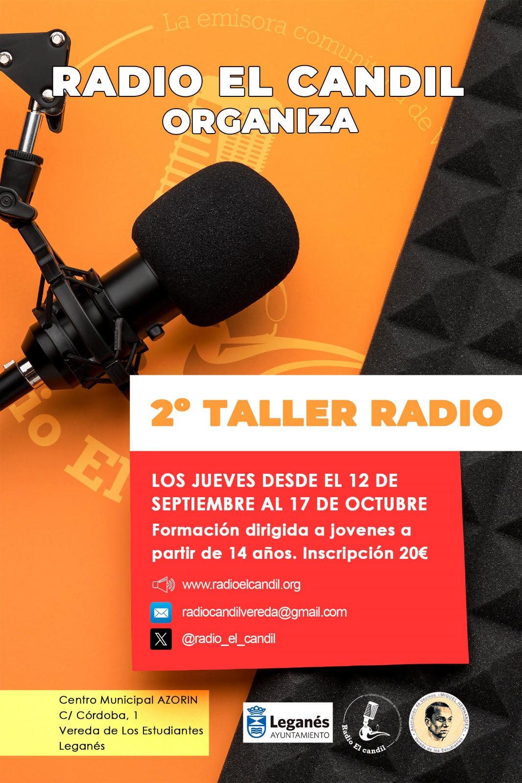 2&ordm; Taller de Radio! septiembre-octubre 2024